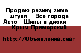 Продаю резину зима 2 штуки  - Все города Авто » Шины и диски   . Крым,Приморский